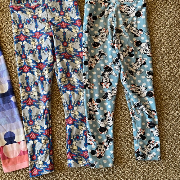 Used LulaRoe Disney Toddler Girl Leggings - Picture 5 of 11